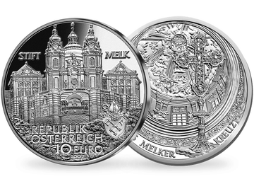 10-Euro-Silbermünze 2007 ''Stift Melk''